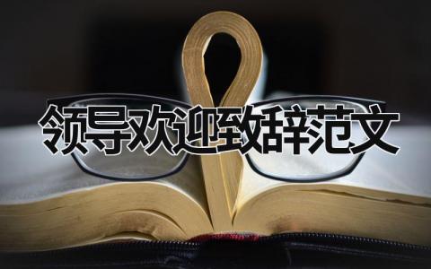 领导欢迎致辞范文范文模板大全（集锦9篇）